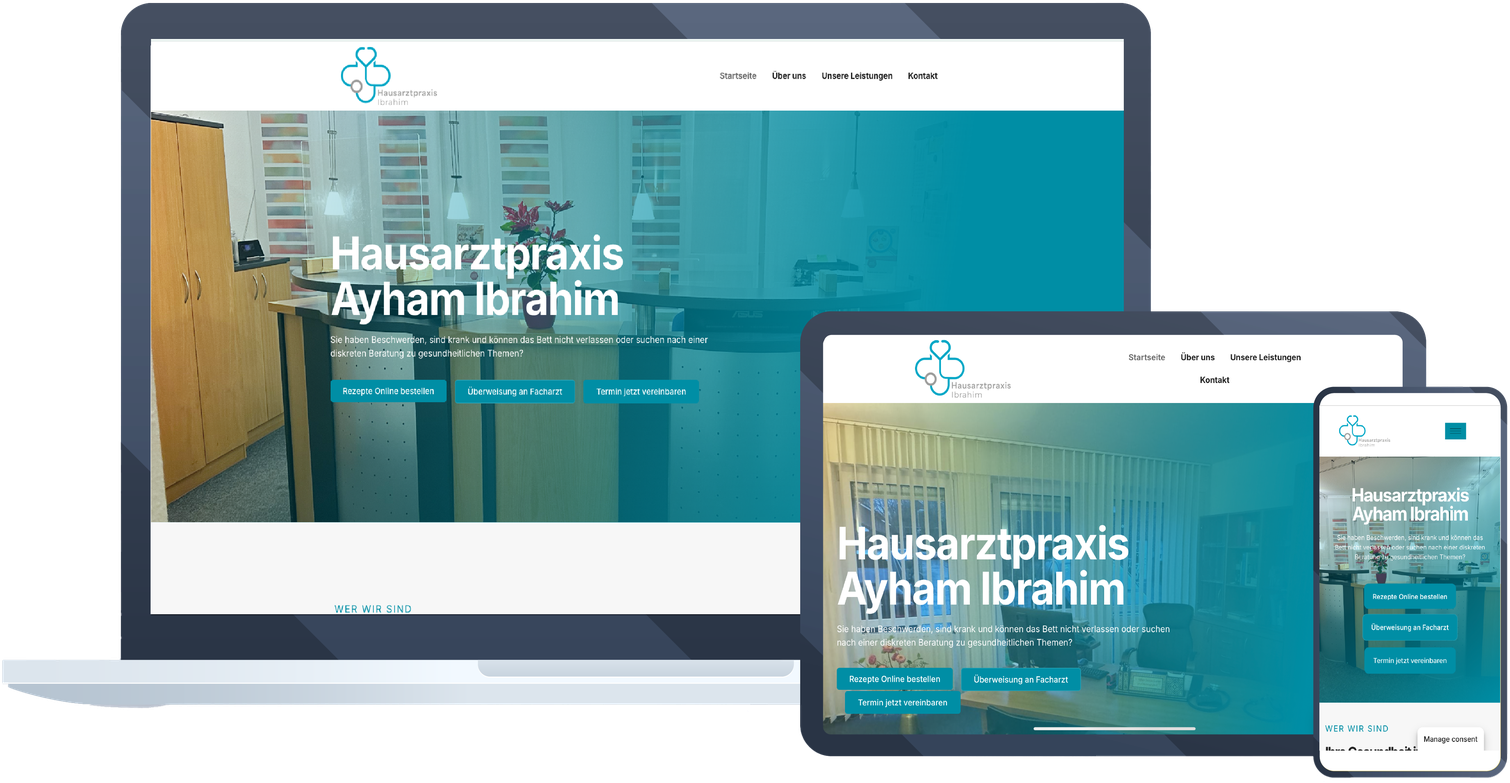 Hausarztpraxis Ibrahim — Website